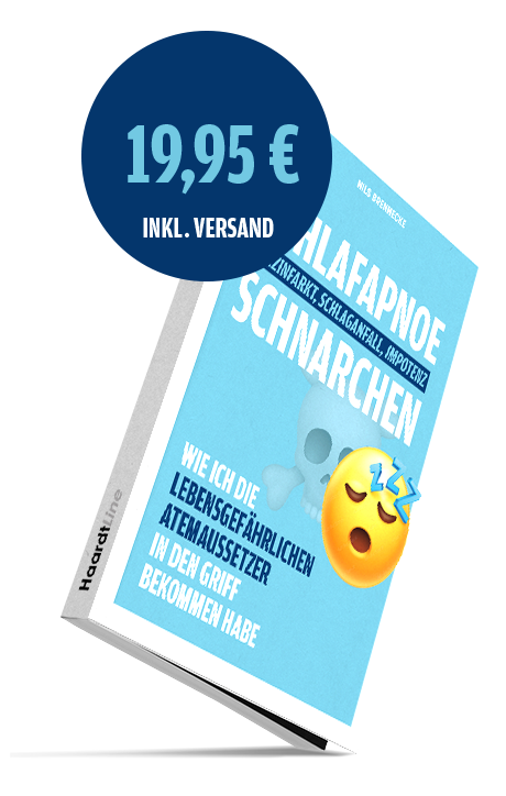 Schlafapnoe Schnarchen – das Buch von Nils Brennecke, 19,95 Euro inklusive Versand